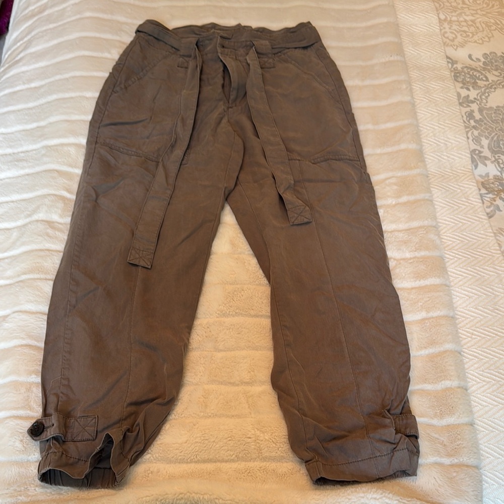 Banana Republic Gray Cargo Pants with Relaxed Fit